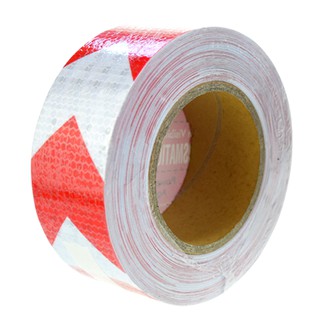 PRISMATIC REFLECTIVE ADHESIVE TAPE 5cmx25m RED-WHITE, ARROW