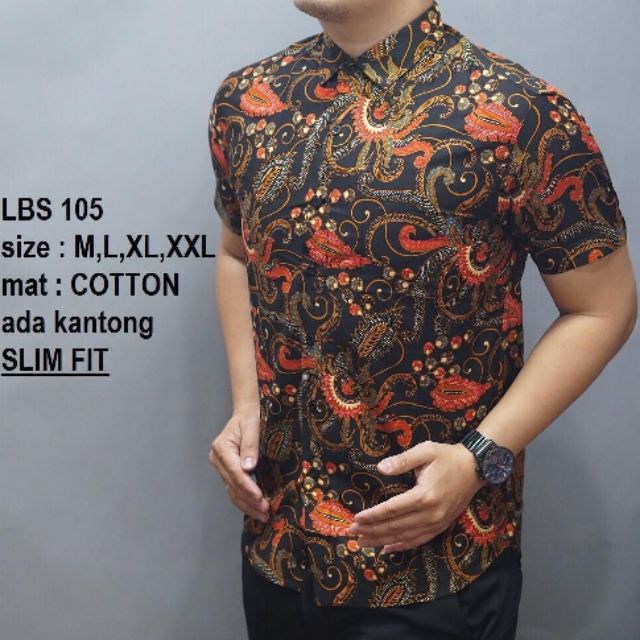 KEMEJA BATIK SLIM FIT SS (LBS 76 & 105)