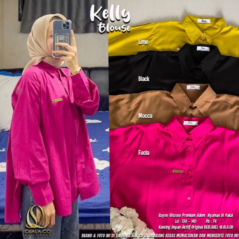 KELLY BLOUSE SUPER JUMBO ORIGINAL PRODUCT BY OLALA.CO