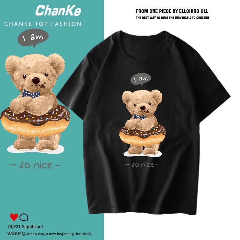 เสื้อยืดคอกลม New Collection ลายสตรีทลายเเฟชั่น โครตคูลสุดเท่ T-789