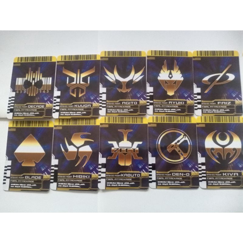 การ์ดโม Kamen raider Decade(Final from ride Blank)