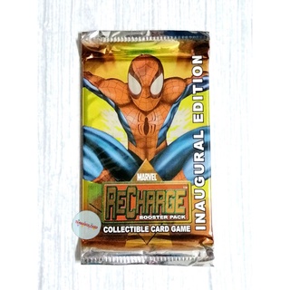 (Sealed Booster Pack) ซองสุ่มการ์ด มาร์เวล MARVEL RECHARGE COLLECTIBLE INAUGURAL EDITION CARD