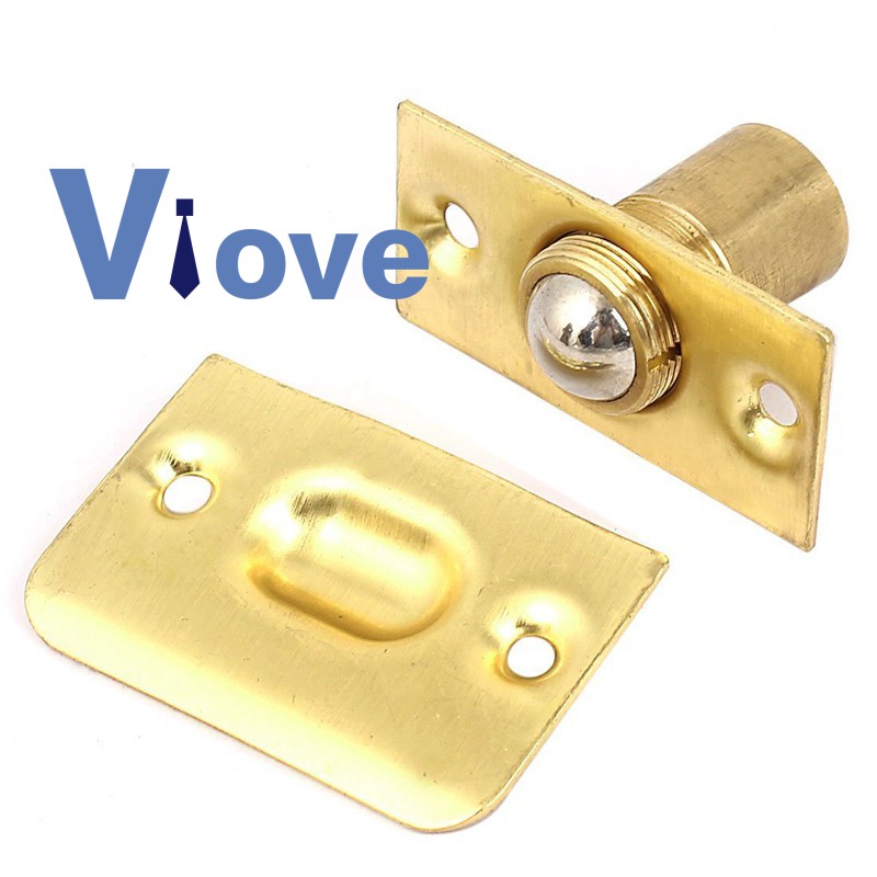 House Closet Door Adjustable Screw Spring Roller Ball Catch Set