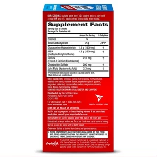 Move Free Advanced Plus MSM Glucosamine มูฟฟรี กลูโคซามีน ลดอาการปวดเข่า movefree อาหารเสริมบำรุงเข่า ข้อกระดูก ข้อต่อ