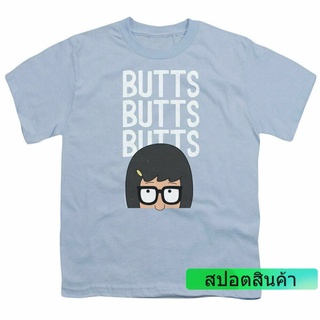 GILDAN ลดราคา เสื้อยืดลําลอง แขนสั้น พิมพ์ลาย Bobs Burgers Peepin Youth สีฟ้าอ่อน สําหรับผู้ชาย