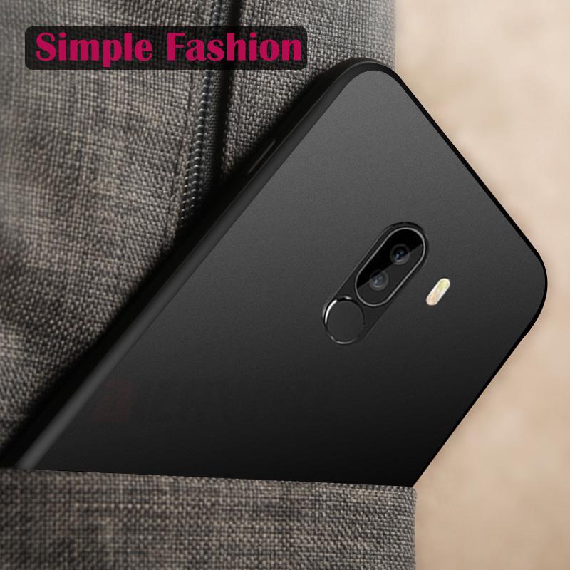 For Pocophone F1 Case Matte Shockproof TPU Back Cover Case for xiaomi pocophone f1 case Poco F1 Case Ultra-thin