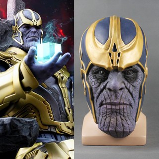 😈หน้ากาก Cosplay สวมหัว 1:1 THANOS Avengers: Infinity War⚔