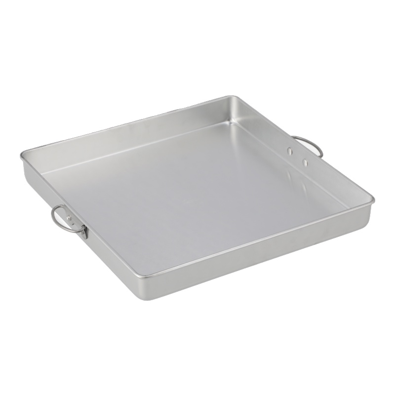 ถาดนึ่งขนม สี่เหลี่ยม ตราจระเข้ ขนาด 10/11/12/13 นิ้ว