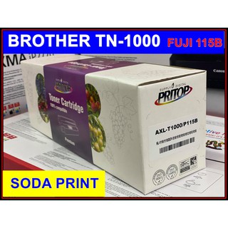 TN1000 ตลับหมึกเทียบเท่า ใช้กับเครื่องรุ่น Brother HL-1110/1210W,DCP-1510/1610W/1910W