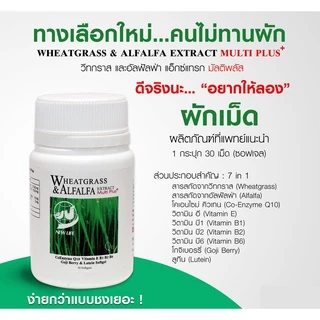 ผักเม็ดนิวไลฟ์ ของแท้ต้นฉบับ เสริมภูมิ บำรุงสมองดูแลดวงตา นิวไลฟ์ วีทกราสและอัลฟัลฟา มัลติ พลัส