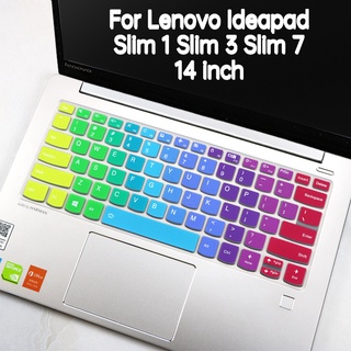 Lenovo Ideapad Slim 1 Slim 3 Slim 7 14 นิ้ว Tpu ฝาครอบแป้นพิมพ์แล็ปท็อปป้องกันผิวคุณภาพสูง