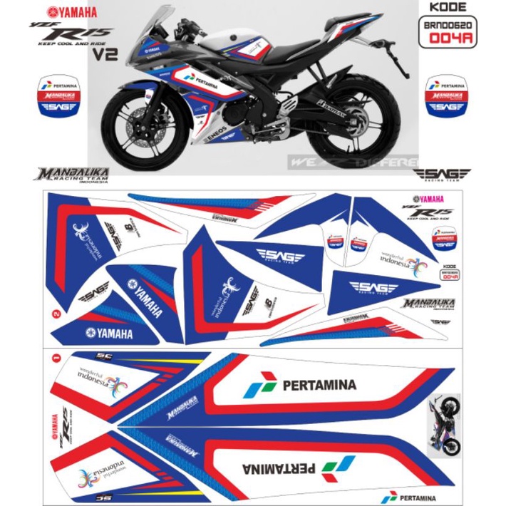 Yamaha R15 V2 striping / Yamaha R15 V2 รูปลอก / Yamaha R15 V2 การเปลี่ยนแปลง