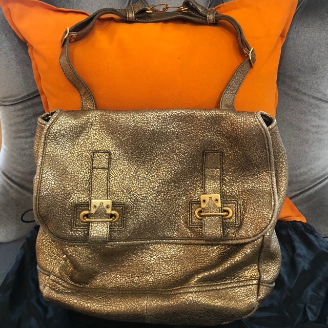 YSL Besace Metalic Bag 💯% ของแท้ กระเป๋าหนังแท้ YSL