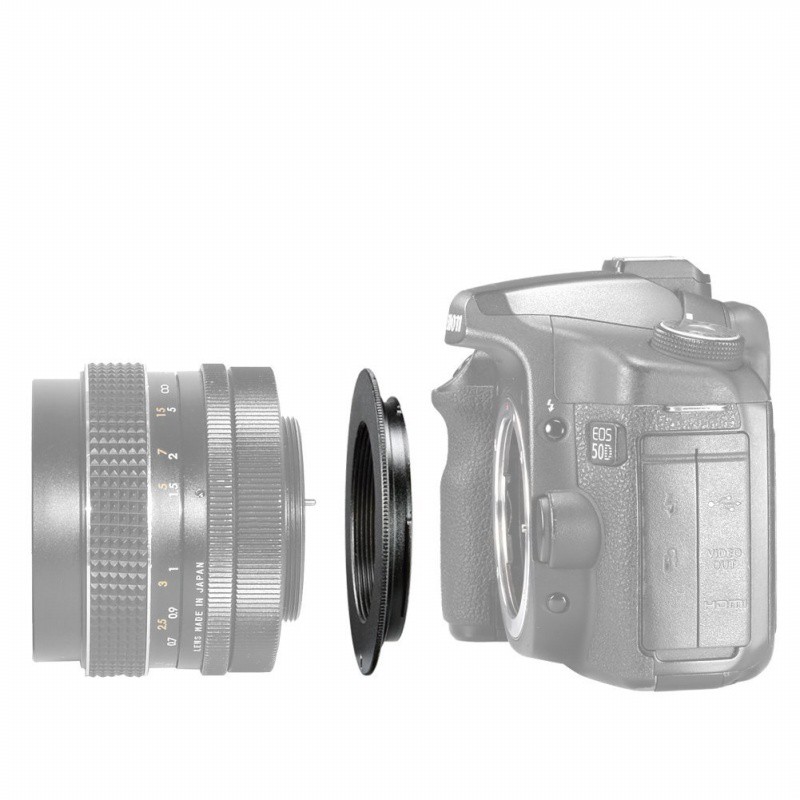 🔶M42-EOS camera lens aluminum adapter ring