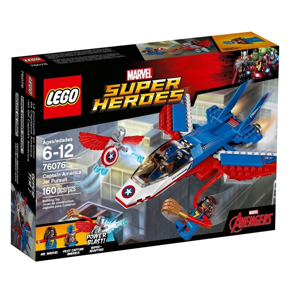 76076 :  LEGO Marvel Super Heroes Avengers Captain America Jet Pursuit
