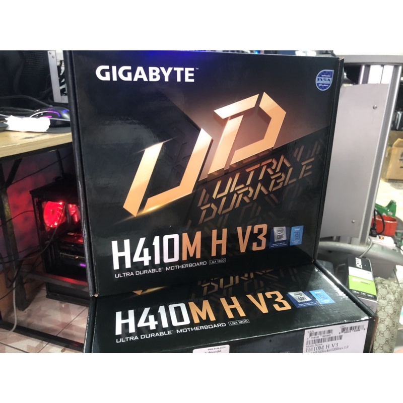 เมนบอร์ด Gigabyte H410M H V3 ประกัน SVOA 09/2024