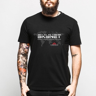 [แฟชั่นความคิดสร้างสรรค์] คลาสสิกเทอร์มิเนเตอร์ Skynet เสื้อยืดผู้ชายเสื้อยืดผู้ชายผ้าฝ้ายผู้ชา z=x