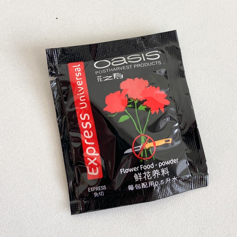 USA Oasis Flower Food Powder Express Fresh Flower Food Powder Express Flower Food Bunga Segar Bunga 