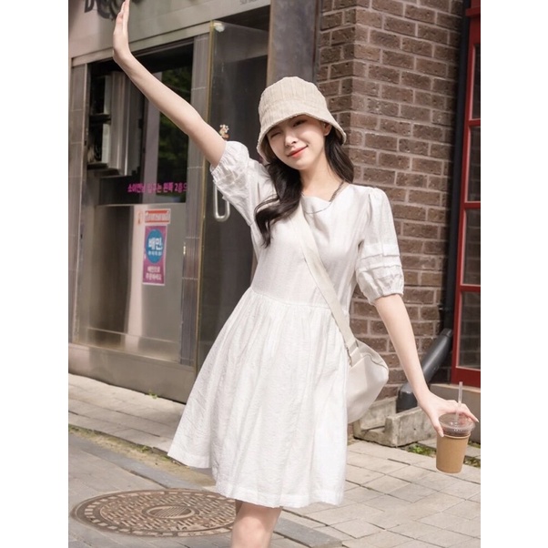 เดรสแขนตุ่กตาsheinไซต์sไม่เคยใส่(shop451)ส่งต่อ320