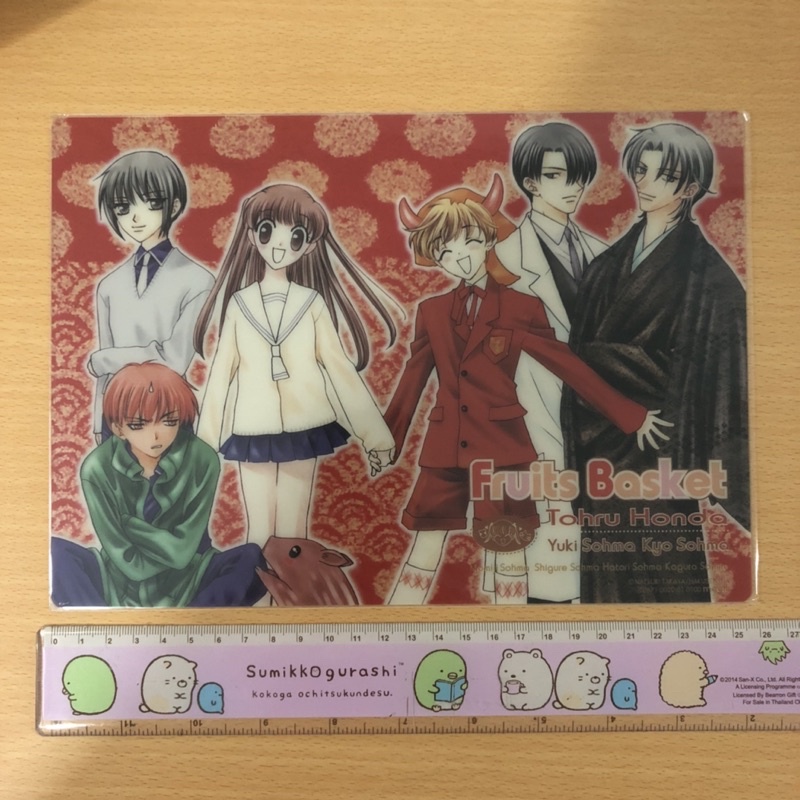 fruits basket แผ่นรองเขียน 3