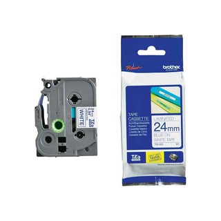 STATIONERY &amp; SUPPLIES BROTHER TZE TAPE TZE253 Model : TZE253 Vendor Code : N TZ-TAPE BLUE ON WHITE,24MM