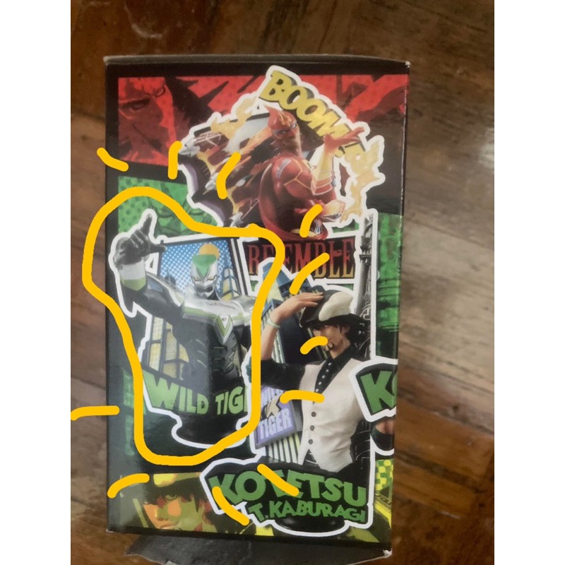 (แท้มือ1แกะเช็ค)มินิฟิกเกอร์ (tiger) tiger&bunny chess piece collection (kotetsu)น้องเสือ