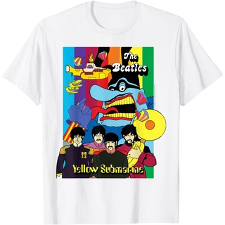 เสื้อยืด พิมพ์ลายโปสเตอร์ The Beatles สําหรับผู้ใหญ่Size S-5XL