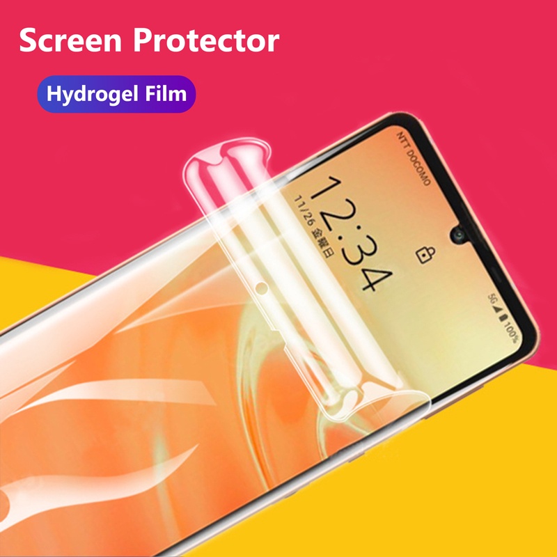 ฟิล์มไฮโดรเจลบางเฉียบสําหรับ Sharp Aquos sense6 sense 6 zero6 zero 6 Soft TPU ด้านหน้าคลุมทั้งหมดปกป