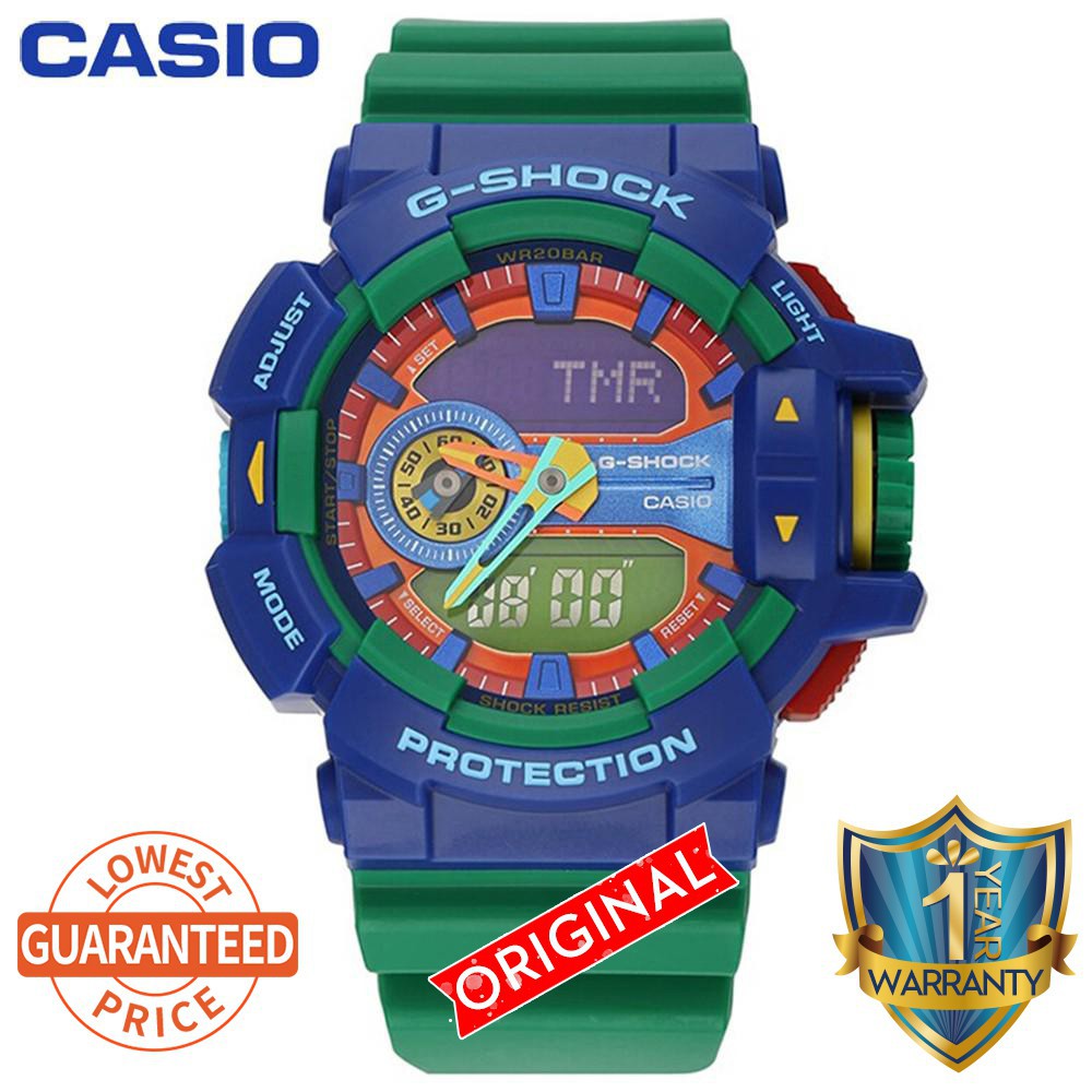 【Ready Stock】Authentic Casio G-Shock GA400 Men Sport Quartz Watch GA-400
