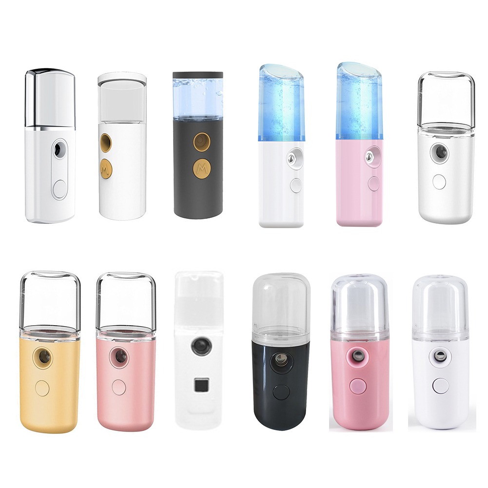 30ml Mini Nano mist Spray Facial Sprayer Steamer สเปรย์นาโน Skin Care Face Steamer USB Humidifier สเ