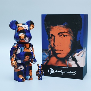 Bearbrick Andy warhols Muhammad Ali 400% &amp; 100%