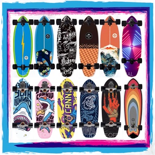 พร้อมส่ง! เซิร์ฟสเก็ตบอร์ด ทรัคCX7,S7,P7 (29.5"/32") Surfskate SWAY BLKS 29นิ้ว 32นิ้ว