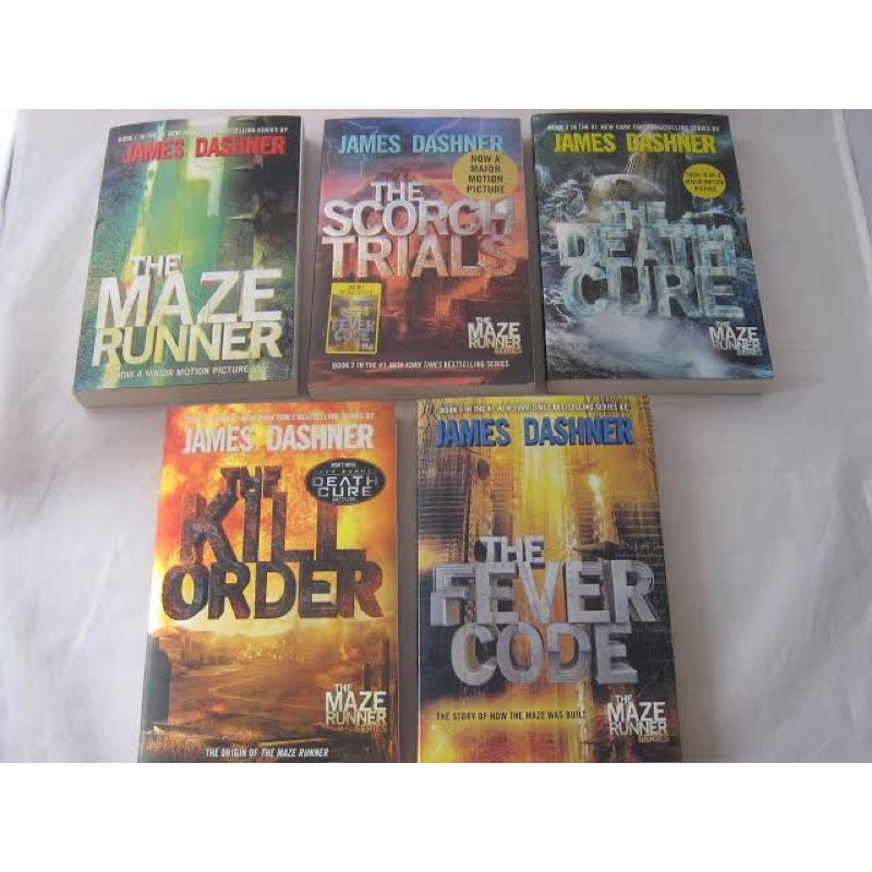 *ทักแชทก่อน!!* หนังสือชุด The Maze Runner / The Scorch Trials / The Death Cure หนังสือภาษาอังกฤษ นิย