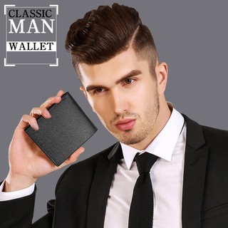 (Minimal Style) กระเป๋าสตางค์หนังวัวแท้ กระเป๋าผู้ชายหนังแท้ MEN’s WALLET คุ้มค่าคุ้มราคา!