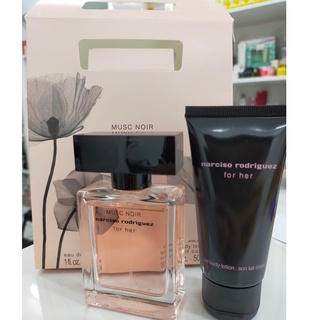 SET ใหม่ Narciso Musc Noir EDP Set 2 ชิ้น น้ำหอม EDP 30ml โลชั่นทาตัว 50ml  น้ำหอม กลิ่นใหม่ น้ำหอมกลิ่นใหม่ ผู้หญิง