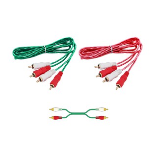PK สาย RCA 4 หัว (4mmX2)
