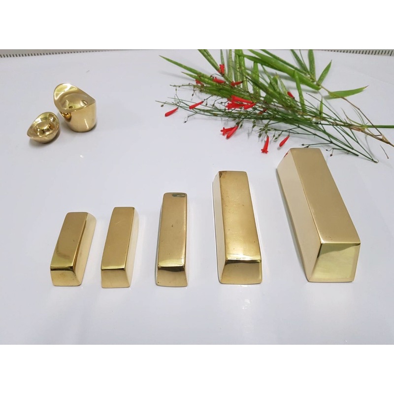 Brass byfa* ทองแท่ง ทองเหลือง ทองก้อน มี5ขนาด