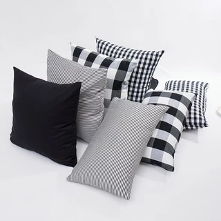 พร้อมส่ง ปลอกหมอนอิงโซฟา ลายสก๊อต ขนาด 45x45 30x50 ซม. สําหรับตกแต่งบ้าน โรงแรม