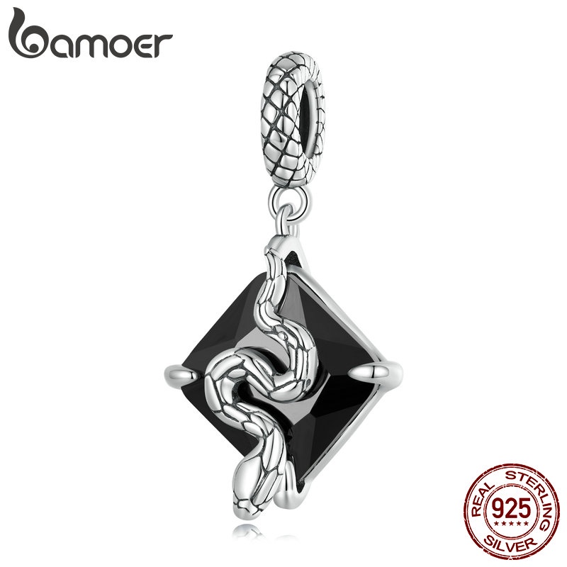 Bamoer จี้งู แขวนลูกปัด สําหรับ DIY สร้อยข้อมือ สร้อยคอ เครื่องประดับแฟชั่น