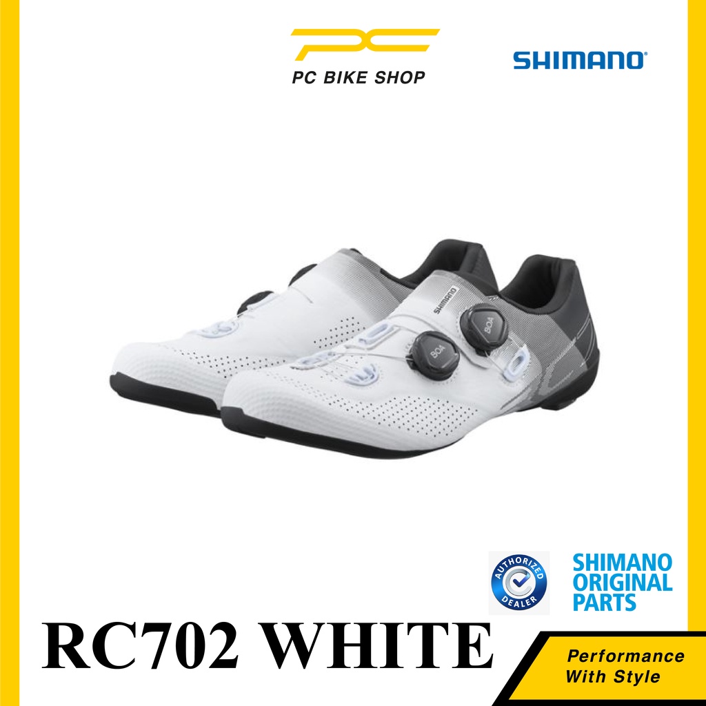 รองเท้า Shimano RC7 RC702 Wide Cycling Road (สีขาว)
