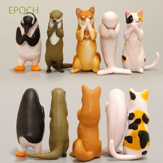 Epoch ตุ๊กตาฟิกเกอร์การ์ตูนโลมาสุนัขคิตตี้ 5 ชิ้น / ชุด