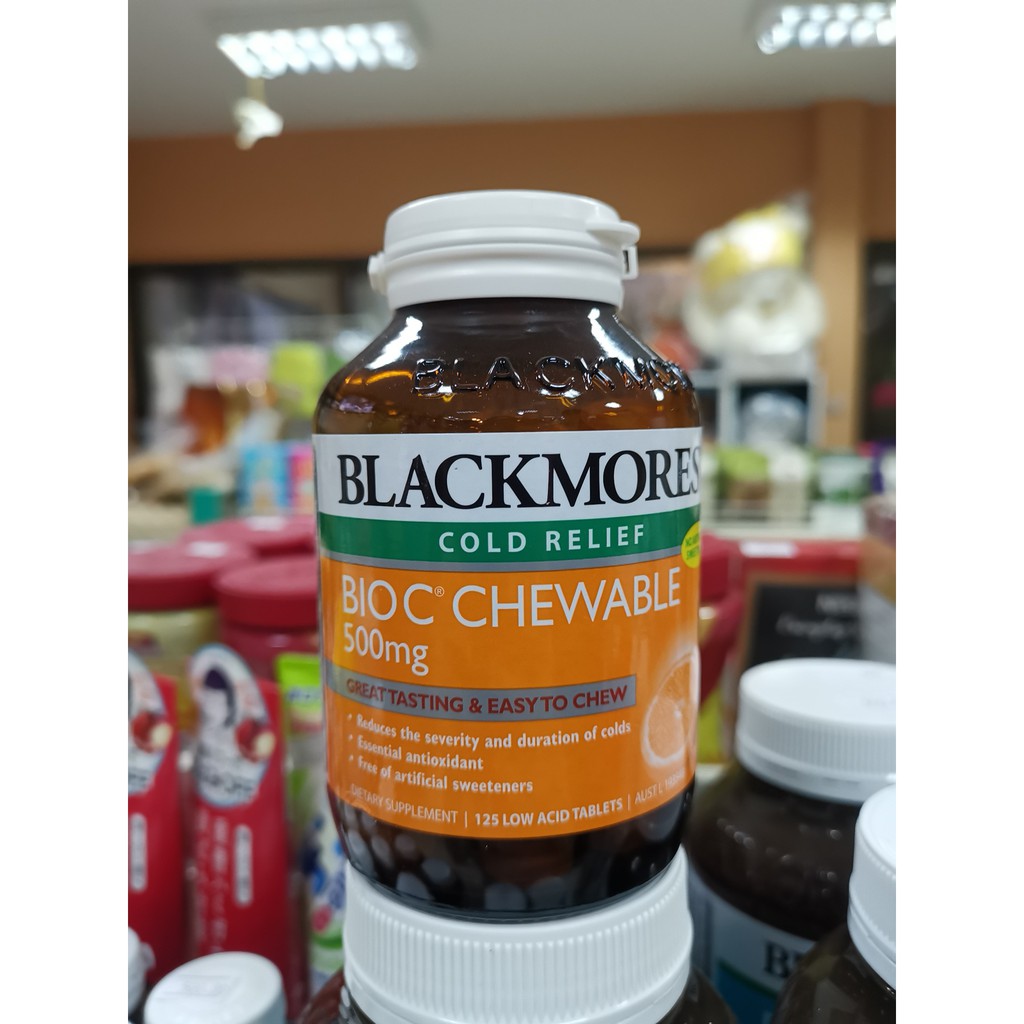 Blackmore BIO C Chewable 500 mg 125 Low acid tablets