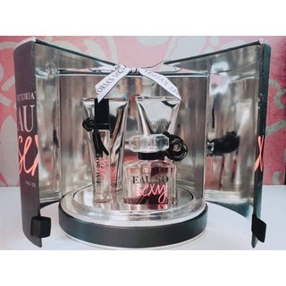 เซ็ตใหญ่ Victoria’s Secret Eau So Sexy Set 5ชิ้น 3250฿ ค่าส่ง100฿  1. น้ำหอม 50ml 2. น้ำหอม 7ml 3. อาบน้ำน้ำหอม 100ml 4.