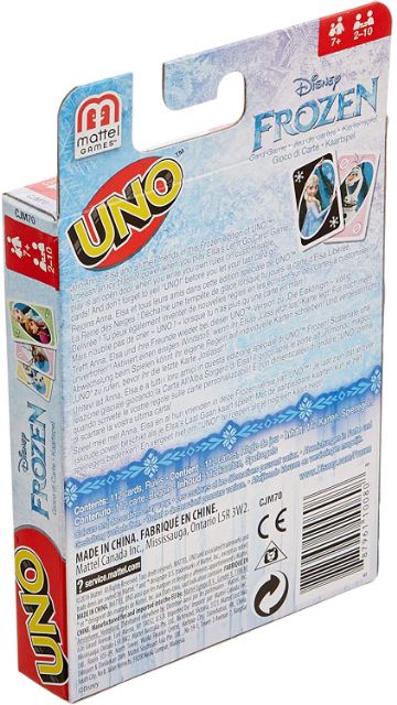 Mattel Games Disney Frozen Uno Card Game การ์ดเกม | Shopee Thailand