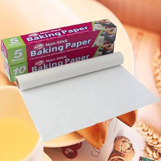 กระดาษไขรองอบ แบบ 10 เมตร Baking paper 30 cm.x10 m.