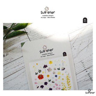 Suatelier : Deco Flower สติกเกอร์น่ารัก no.1050