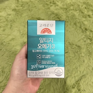 🐟 น้ำมันปลา 🐟 Korea Eundan Fish Oil rTG Omega 3 (60 เม็ด/กล่อง) น้ำมันปลาอึนดัน