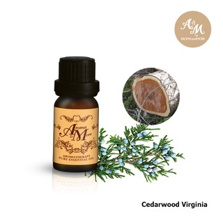 Aroma&amp;More Cedarwood Virginian Essential oil 100%, น้ำมันหอมระเหย ซีดาร์วูด เวอร์จิเนีย USA  10/30ML