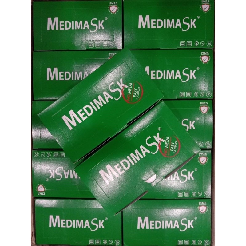 Medimask หน้ากากอนามัย 3 ชั้น เกรดการแพทย์