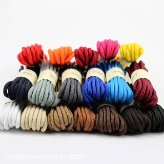 เชือกรองเท้าแบบกลม(1คู่) มี3ไซร์ 90cm. 120cm. 150cm. มีให้เลือก 16 สี (พร้อมส่งจากไทย)